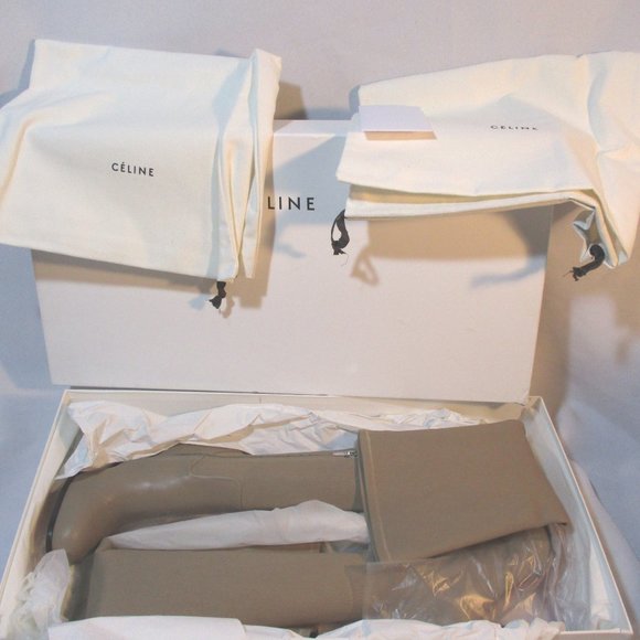 NEW CELINE PARIS Leather Thigh High Boot - Picture 5 of 13